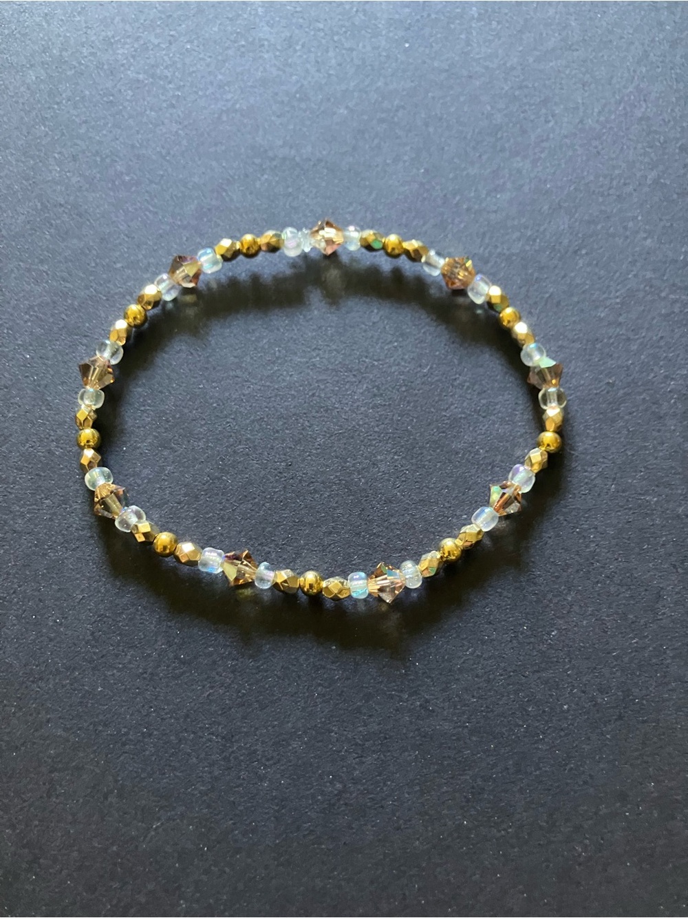 #10 handmade Swarovski anklet
